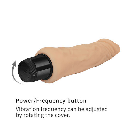 Vibrador LoveToy Real Feel 8" Cyberskin