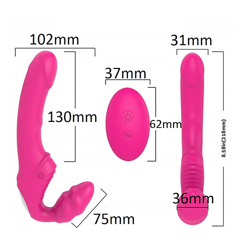 Vibrador S-Hande Strapless Nana-RCT control remoto