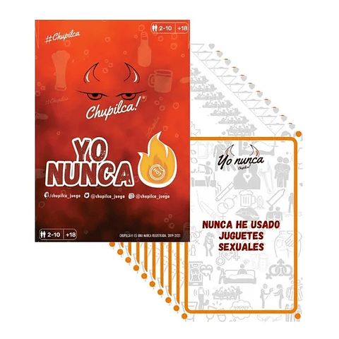 Juego Chupilca Yo Nunca Hot