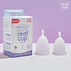 Copita Menstrual Real Cup Kit 2 Talla S y M