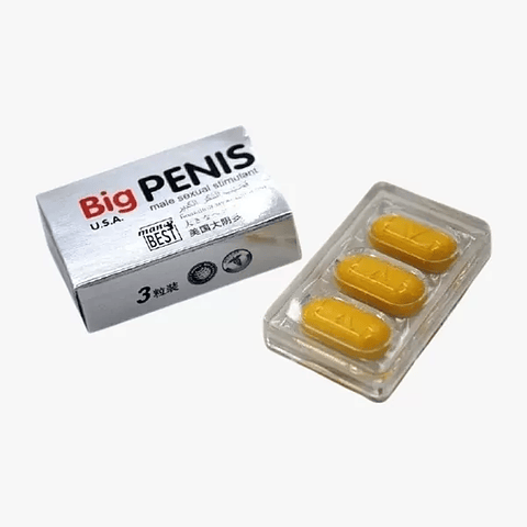 Pastilla Big Penis USA (caja 3 unidades)