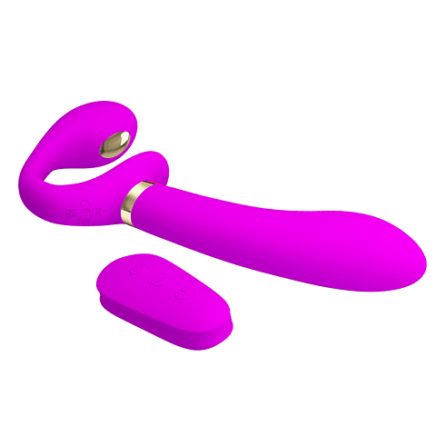 Vibrador Strap On Pretty Love control remoto y electroshock mod: Thunderbird