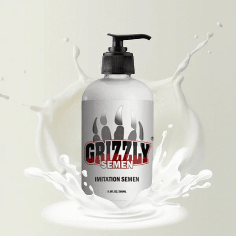 Lubricante Grizzly Semen Textura Ultrarealista