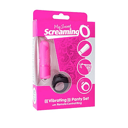 Calzón Vibrador marca Screaming O Mod: My Secret color Rosado