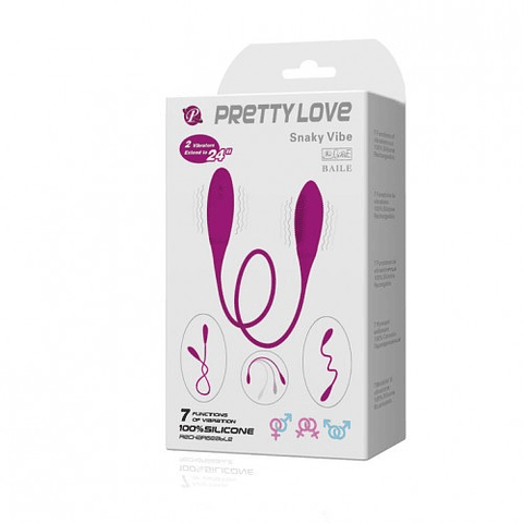 Vibrador Doble Pretty Love Modelo Snaky Vibe