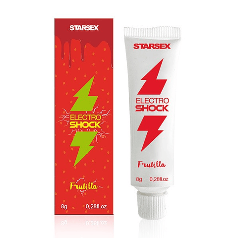 Gel Excitante Electro Shock Frutilla 8g