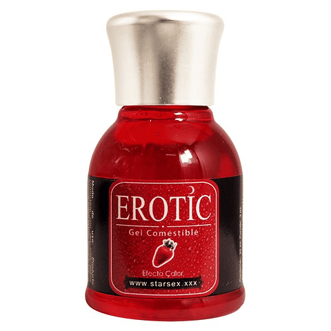 Aceite Comestible Erotic Frutilla Starsex 30 ml