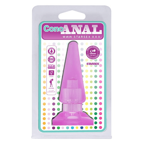 Mini Plug Cono Anal Liso