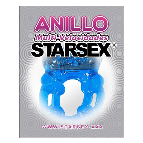 Anillo Vibrador Reutilizable 5 velocidades