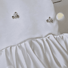 Vestido satín y detalles 