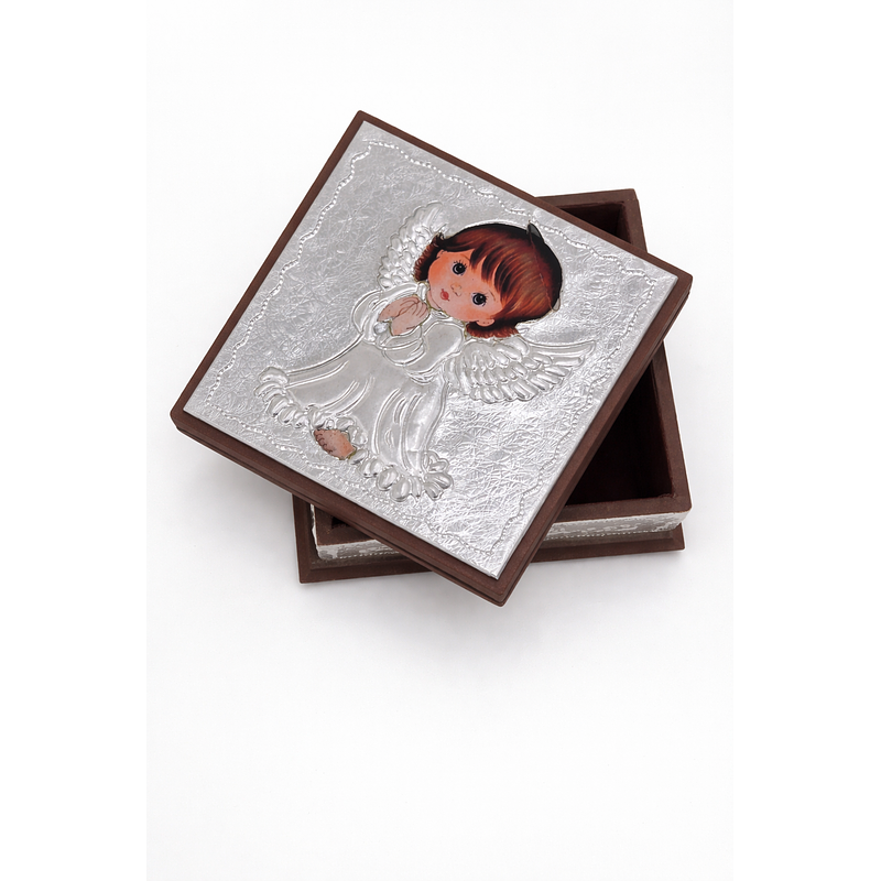 Cajita personalizada de madera y aluminio 