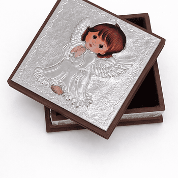 Cajita personalizada de madera y aluminio 