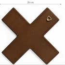 Cruz de madera decorativa