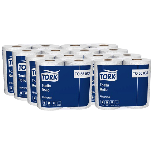 Toalla de Papel Tork Premium Doble Hoja (6 rollos x 150 m)