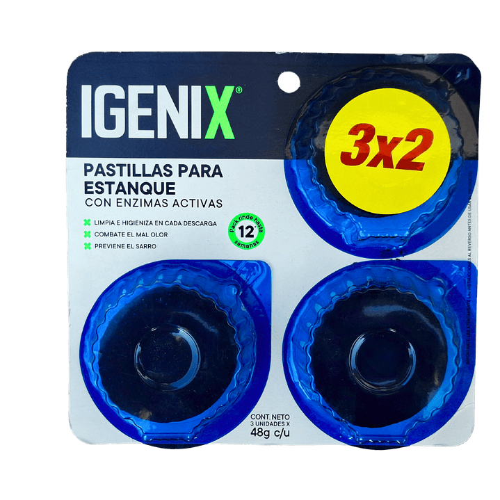 Pastillas para Estanque 3x2  1