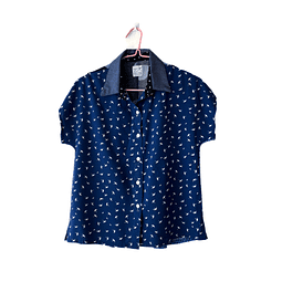 Blusa azul Golondrinas
