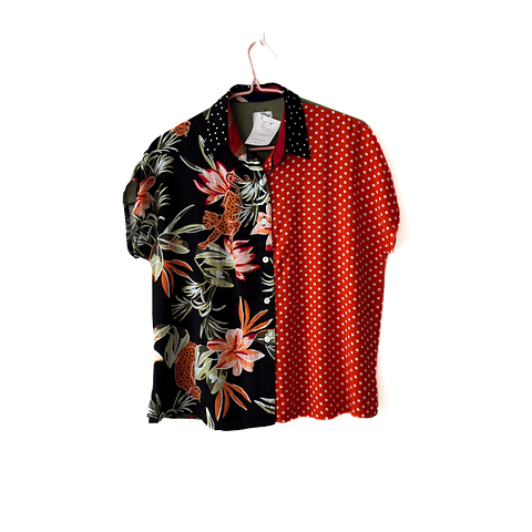 Blusa Patch Felina Lunares