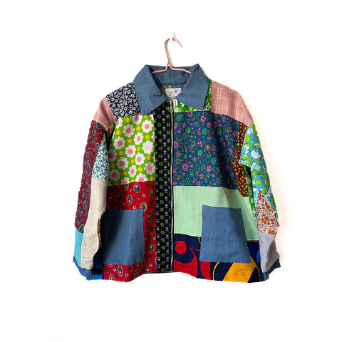 Chaqueta Patch Oversize