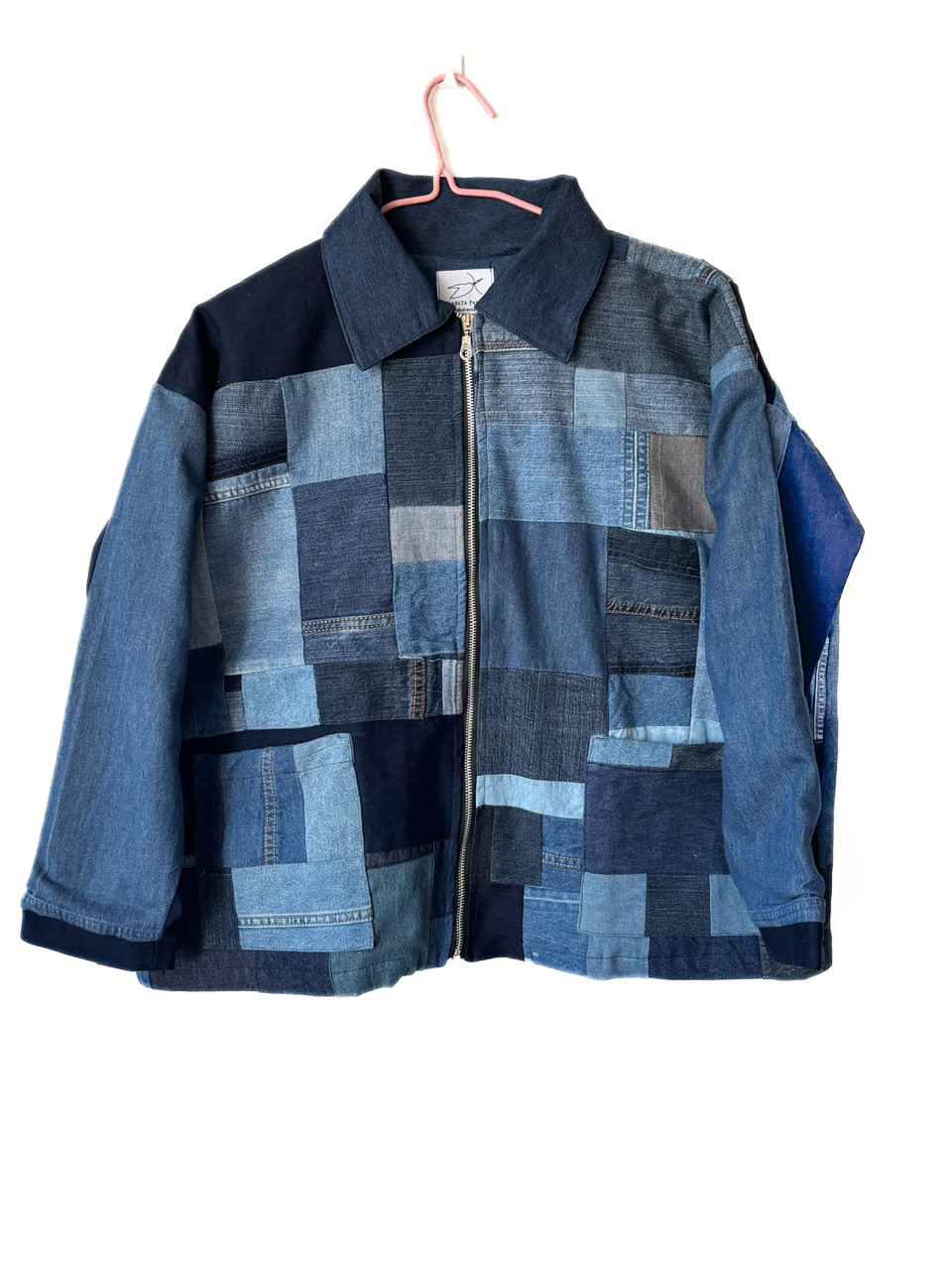 Chaqueta Patch Oversize Mezclilla