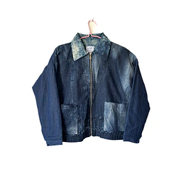 Chaqueta Patch Oversize Mezclilla