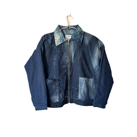 Chaqueta Patch Oversize Mezclilla