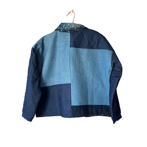 Chaqueta Patch Oversize Mezclilla