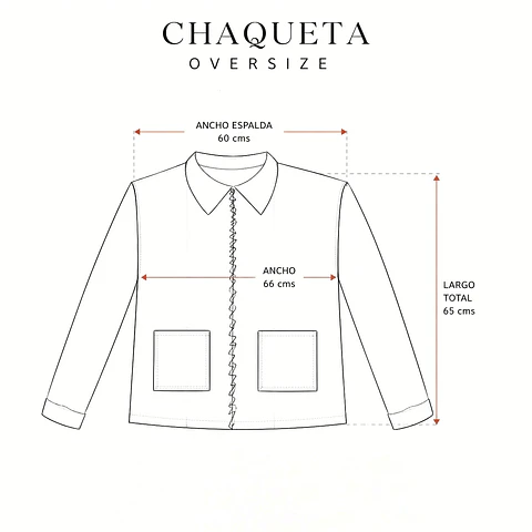 Chaqueta Patch Oversize Mezclilla