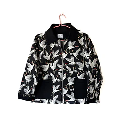 Chaqueta  Oversize Pajaritos