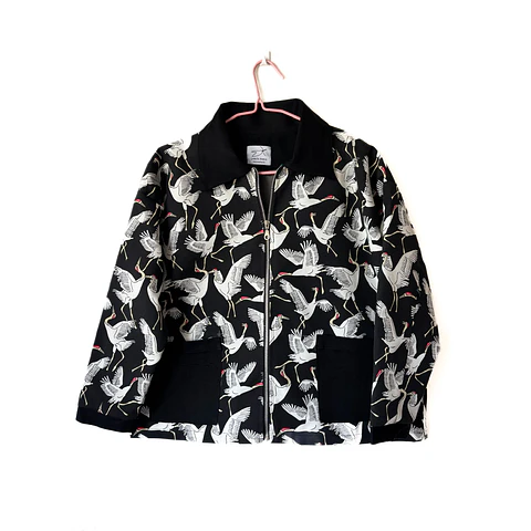 Chaqueta  Oversize Pajaritos