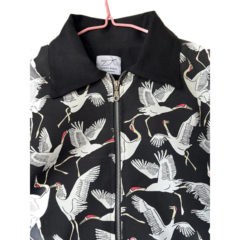 Chaqueta  Oversize Pajaritos