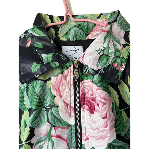 Chaqueta Oversize Floral 