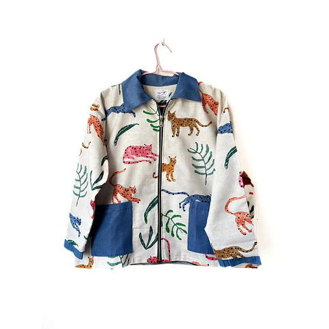 Chaqueta  Oversize Felinos