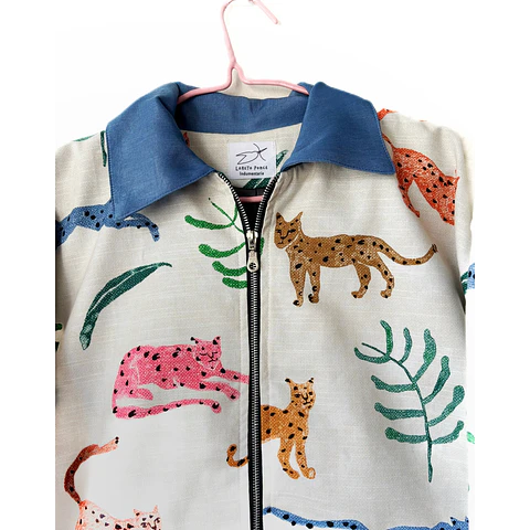 Chaqueta  Oversize Felinos