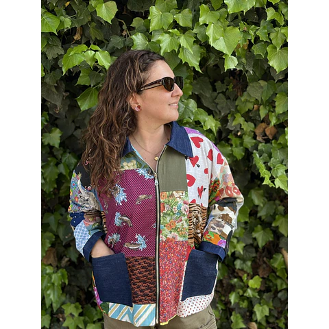 Chaqueta Patch Oversize