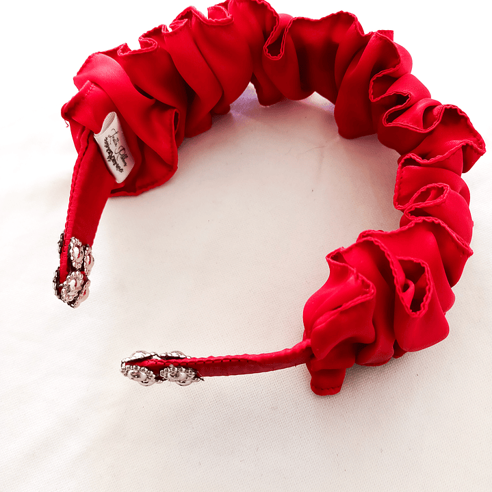 Cintillo Scrun Rojo  1