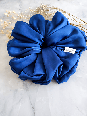Scrunchie Azul Rey