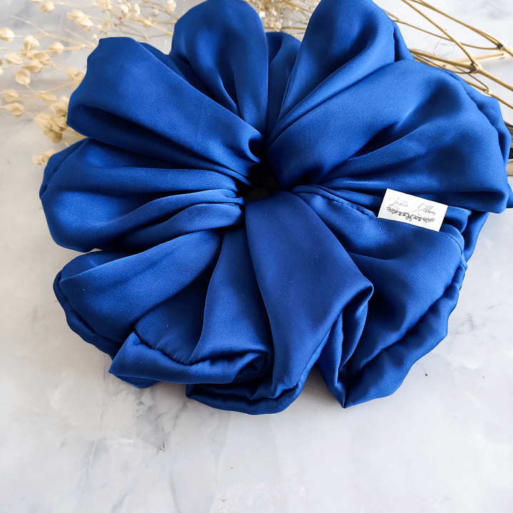 Scrunchie Azul Rey 1