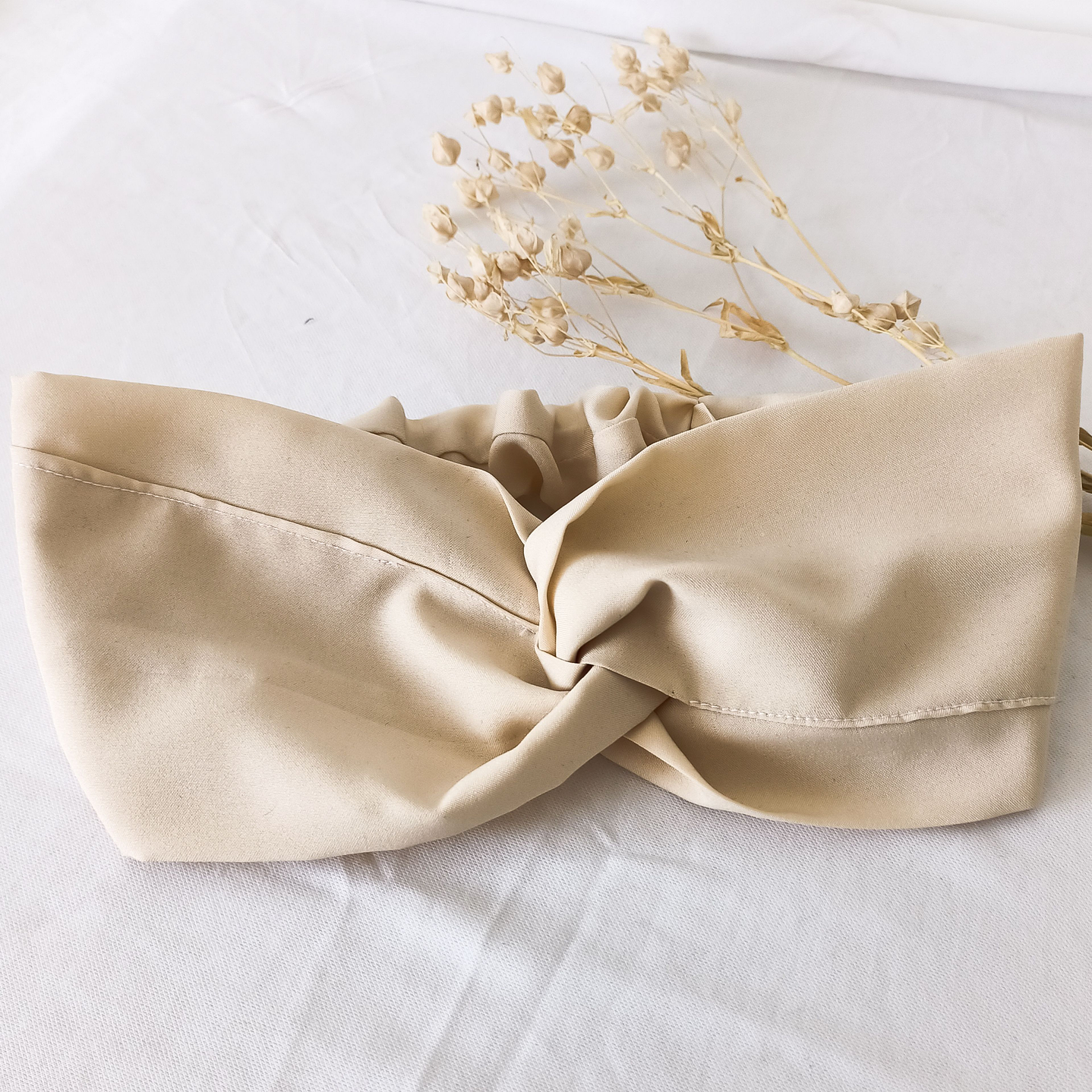 Cintillo Turbante Beige 1