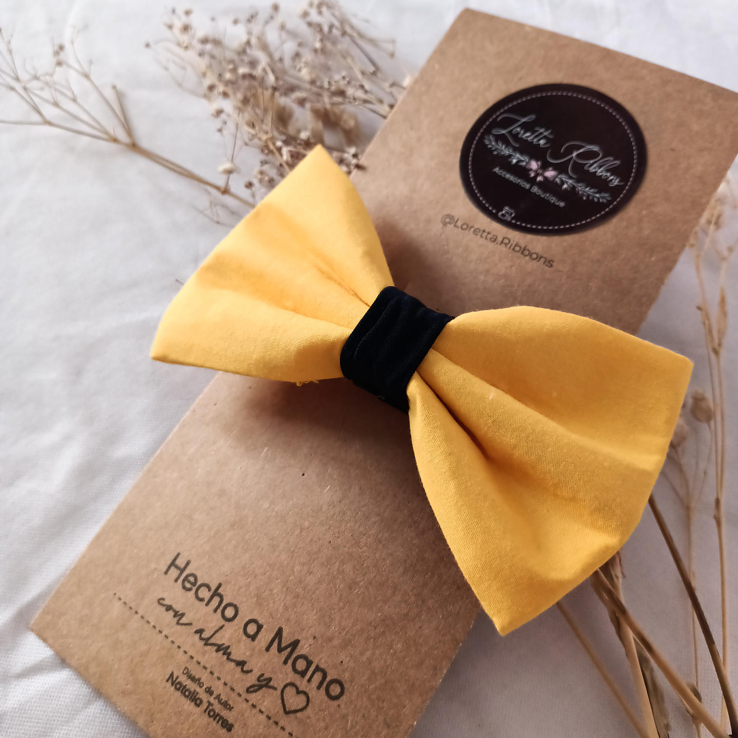 Maxilazo Simple amarillo con negro 1