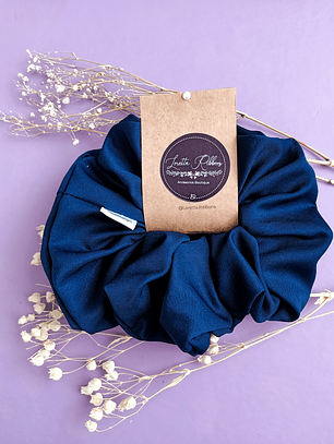 Scrunchie Azul marino 