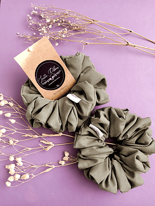 Scrunchie Verde oliva