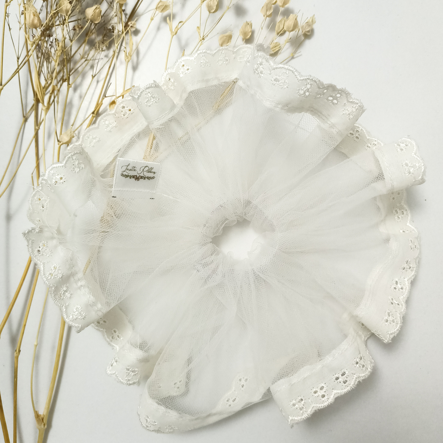 Superscrunchie Especial Tul y Broderie  1