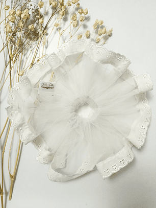 Superscrunchie Especial Tul y Broderie 