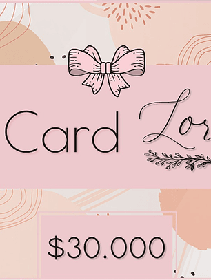 Gift Card $30.000 + envío 
