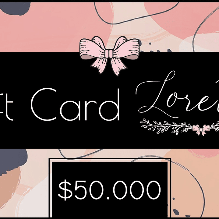 Gift Card $50.000 + envío gratis 1