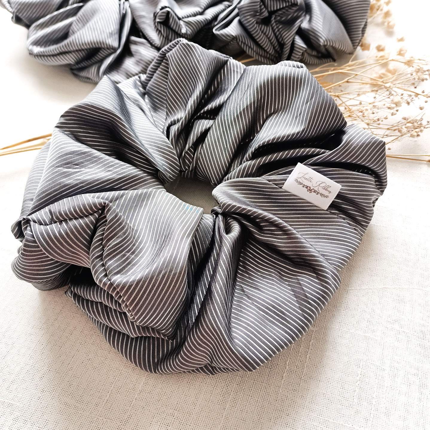 Scrunchie Silver 1