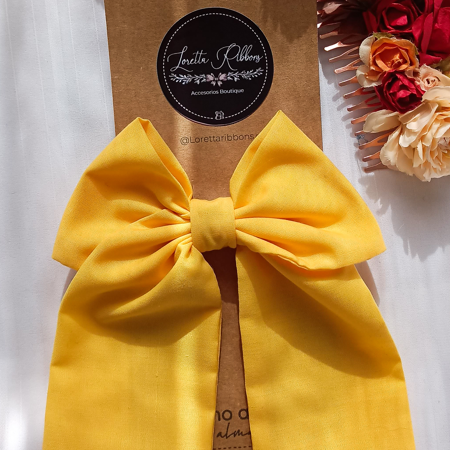 Maxilazo Julieta corto Amarillo 1