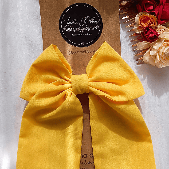 Maxilazo Julieta corto Amarillo 1