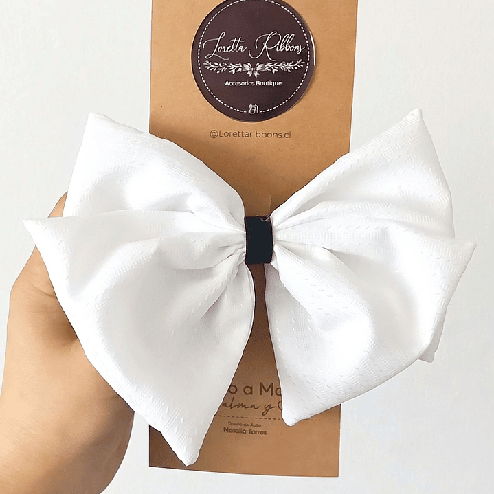 Maxilazo Mariposa doble blanca  1