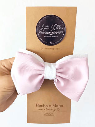 Maxilazo Catalina Blanco y Rosa